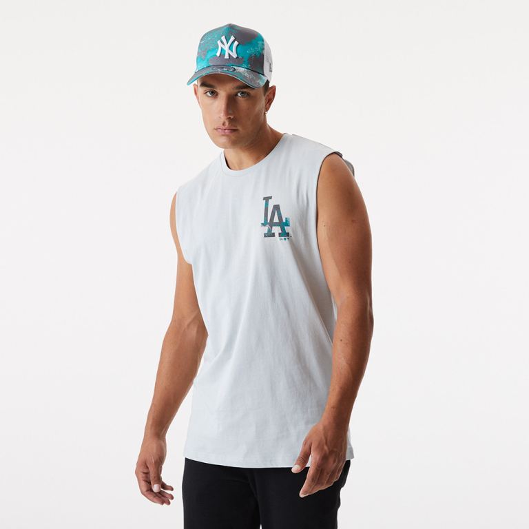 Ropa New Era Mlb Grises - LA Dodgers City Tank Top 80269VBUY